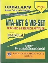 UDDALAK'S MASTER GUIDE TO FELLOWSHIP ASSISTANT PROFESSORSHIP NTA - NET & WB - SET
