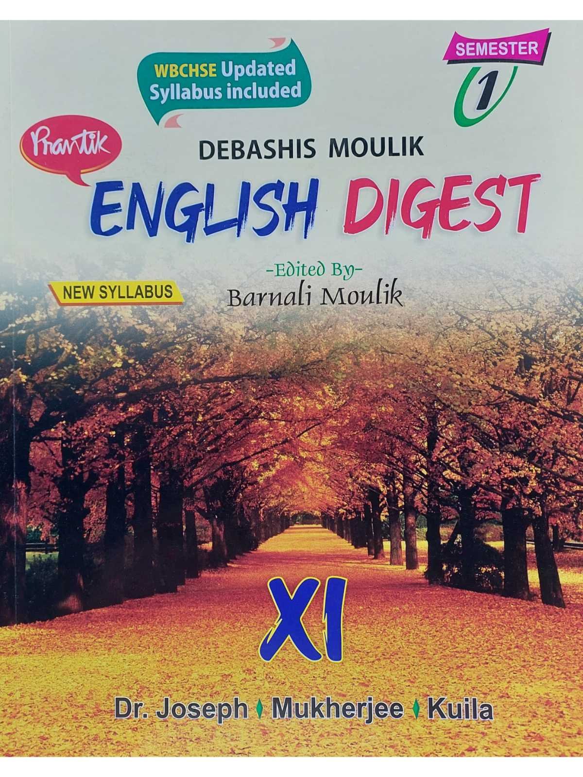 English Digest Class 11 Semester 1 | Debashis Moulik | Prantik