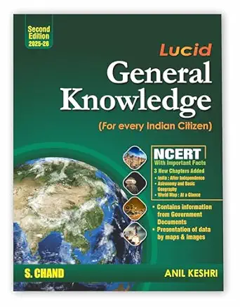 Lucid General Knowledge GK Book 2025 - 2026 for All Competitive Exams