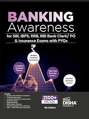 Disha Banking Awareness for SBI, IBPS, RRB, RBI Bank Clerk