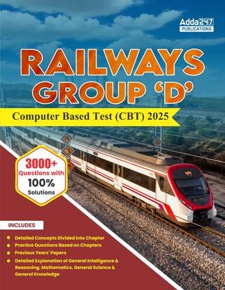 Railway Group - D Computer Based Test (CBT) Exam 2025 Guide With 3000+