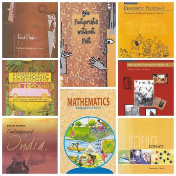 NCERT class 10th 100% original Books Set (English Medium) - latest edition as per NCERT/CBSE