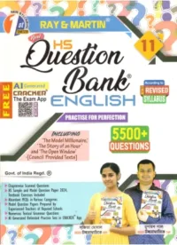 Ray & Martin Question Bank English Class – 11 | Semester- 1, 2025