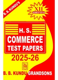 B. B Kundu H.S. Commerce Test Papers Semester-3 | 2025-26