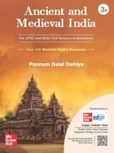 Ancient and Medieval Indian History, 3e for UPSC 2026 by Poonam Dalal Dahiya (IPS) | PYQs | 2 Pluck-out Chart for Revision | Trend Analysis for Prelim Questions